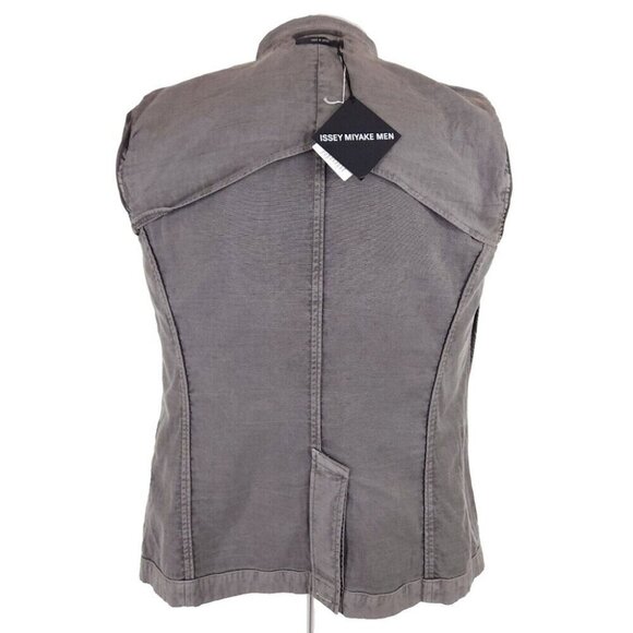Issey Miyake Men Faded Basic Blazer Size 2 US S Mens Gray - Picture 9 of 16